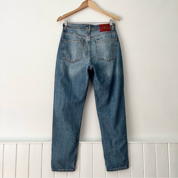 Zara Distressed Boyfriend Jeans Size 2 - Picture 5 of 11